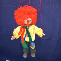 "Pumukli ", Marionett bábu, fa figura, bábszínházi kellék.