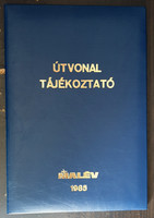 MALÉV - Útvonal tájékoztató 1985 - Oláh István