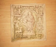 Máté apostol, Szent Máté kerámia falikép 23*24,5 cm