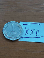 Chile 1 peso 1996 alu. Bernardo O'Higgins xxii
