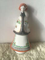Apuincum porcelain figure in folk costume 20cm.