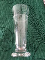 Antique glass glass measured 2 dl