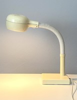 Szarvasi retro plastic white design table lamp 44 cm