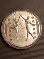 Silver 3000 HUF 2001 bp pp - 100 years old of the first Hungarian film