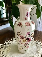 New immaculate Zsolnay butterfly pattern vase 35 cm