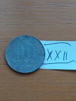 German Empire deutsches reich 10 pfennig 1918 zinc, ii. William xxii