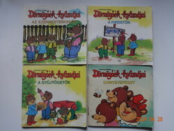 Adventures of Dörmögőék book package, 4 pcs.: Craftsmen, advertisers, collectors, melon competition