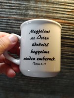 Csodaszép  vallásos bögre   ISTEN