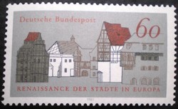 N1084 / Germany 1981 restoration of buildings stamp postal clerk