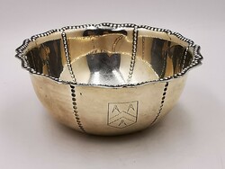 Marked antique silver bowl