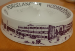 Alföldi porcelán FIM (finomkerámiaipari művek) Alföldi Porcelángyára felirat, logó hamutál