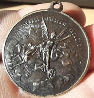 For God, for the king, for the country. 1848-1898 Freedom - brotherhood - equality. Patriot Memorial Medal 29m