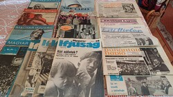 25 db régi újság együtt születésnapra 1951-től