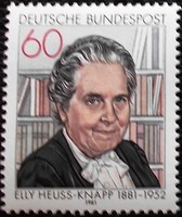 N1082 / Németország 1981 Elly Heuss-Knapp bélyeg postatiszta í