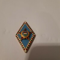 1970-80 Zrínyi military academy civilian graduation badge, in perfect, beautiful condition