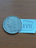 Belgium belgie 1 franc 1967 copper-nickel xxiii