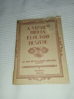 László Borbély (ed.) Gáspár Károli: preface to the Vizsoli Bible 1940 - antique book