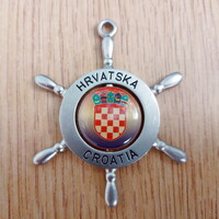 Hrvatska Croatia kulcstartó (horvátország, átfordítható