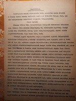 1940. Jegyzőkönyv a Borotai zsidó birtokok tárgyalásáról