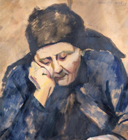 Csabai Rott Margit (Budapest, 1893 - ?): Szunyókáló, 1925