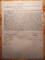 1940. Protocol on the negotiation of the Jewish estates in Borota 2.