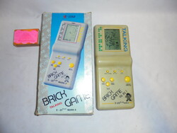 Brick Game Talking - vintage téglajáték, tetris dobozában - 1990-es évek