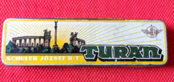 Antik "TURÁN" ceruzatartó, tolltartó