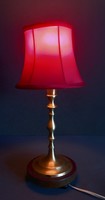 Antique copper table lamp negotiable art deco design