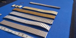 18 mm flexible retro metal watch strap