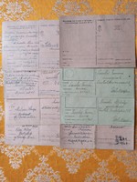 1944. 8db tábori posta lap