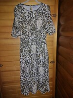 M&s leopard open sleeve maxi dress. Chest: 56cm.