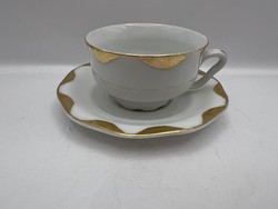 Csehszlovák porcelán kávés csésze, art deco,MCP. 5005
