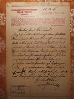 1941. Koncentrációs táborból írt, német nyelvű levlap