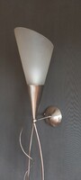Hatalmas design nikkelezett fali lámpa. 162 cm. Alkudható!