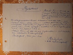 1960. A belgrádi magyar nagykövet igazolása, 1956ban fegyveres részvételről