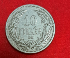 1894. 10 Filér Hungarian royal bill (2042)
