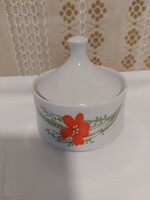 Alföldi poppy, sugar bowl, tea size, retro