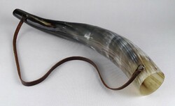 1R186 large horn horn ornament 49 cm