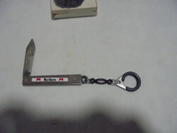 Retro knife marlboro advertising key chain