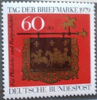 N1023 / Germany 1979 stamp day stamp postal clerk
