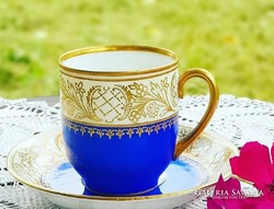 Gyönyörű porcelán kávés  csésze és csészealj