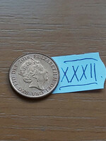 English England 1 Penny 2016 Steel Copper Plated, ii. Queen Elizabeth xxxii