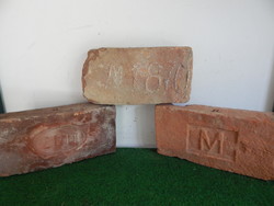 Antique year and monogrammed bricks,,1870,,edtt, and m,,,,nr 22.