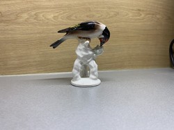 Sitzendorf bird figurine porcelain