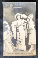 Approx. 1911 Gypsy love Fedak sari Zsza primadonna Balogh Erzsi Simai ede photo sheet strelisky photo