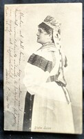 Approx. 1901 Actress Lujza Blaha, the original photo sheet from the time of the nightingale of the Hungarian nation