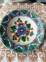 Old folk earthenware plate from Transylvania 7th Collection