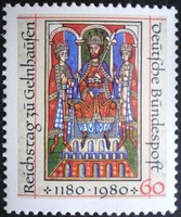 N1045 / Germany 1980 800th Anniversary of the Reichstag stamp postal clerk
