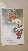Karácsonyi üdvözlet 1938, régi képeslap