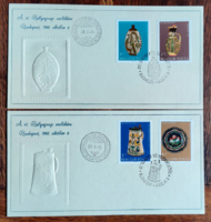 Magyar kerámiák - Elsőnapi bélyegek emléklapon (1968) 41. bélyegnap